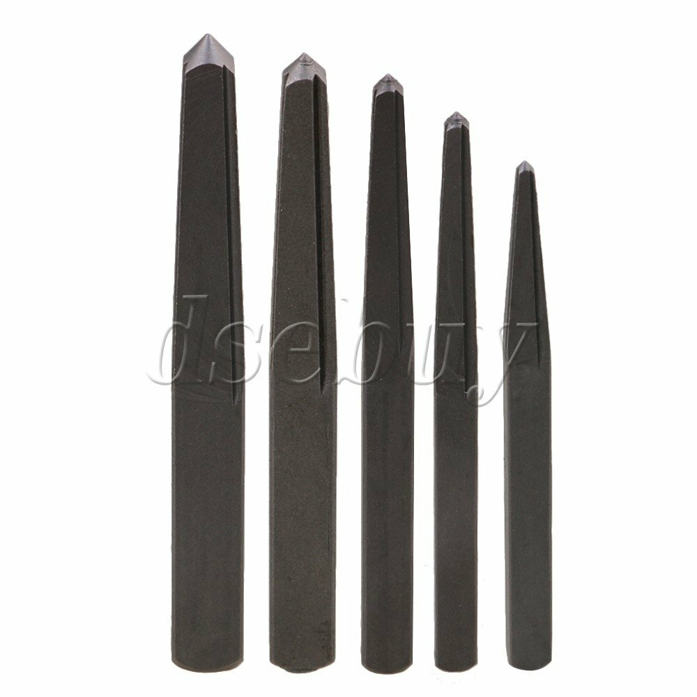 ya 25 2 Sets Square Screw Extractor Set Broken Damaged Bolt Remover 1/8-3/8 5 Size