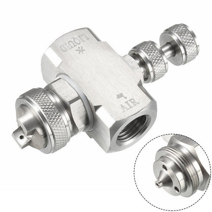 ya 17 Air Atomizing Nozzle 1/4BSPT Misting Low Pressure Mix Type Spray Tip Nozzles New