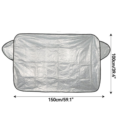 ya 5 8.7 Foldable Car Windshield Frost Cover Ice Snow Shield Front Windscreen Protector