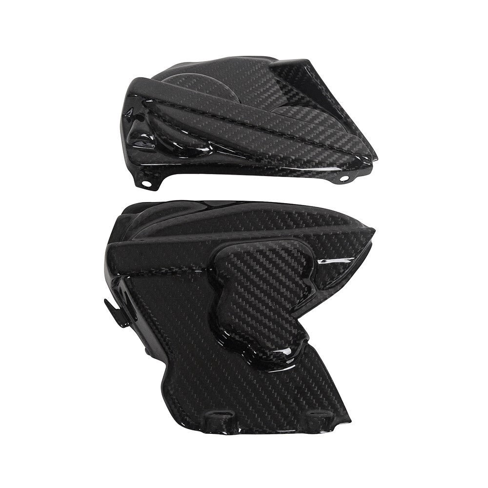 ya 5 8.7 for Ducati 959 100% Carbon Fiber Engine Panel Cover Protect Modify Gloss
