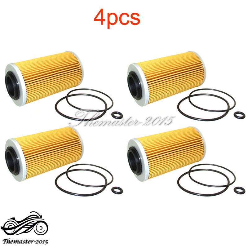 ya 28 4x Oil Filter For Sea Doo GTI GTS Se GTX Wake RXP RXT X 130 155 185 215 255 260