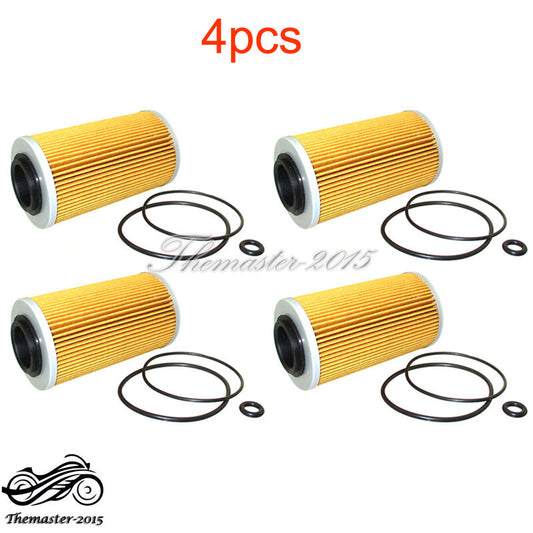 ya 28 4x Oil Filter For Sea Doo GTI GTS Se GTX Wake RXP RXT X 130 155 185 215 255 260