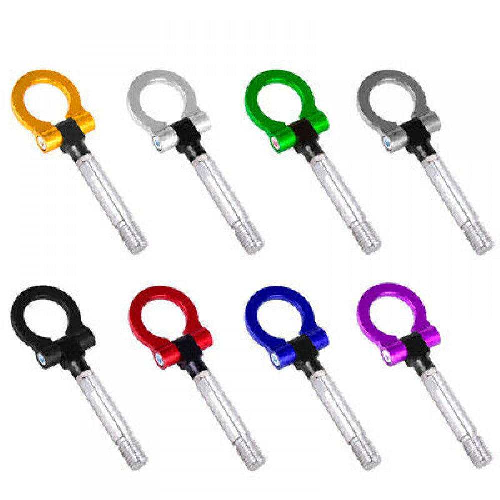 ya 5 8.7 For 08 for Benz JDM Style Aluminum Towing Hook Ring Kit On Front Rear Tow Hook Ring
