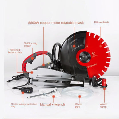 ya 25 Concrete Wall Cutting Machine Angle Grinding Machine Slotting Machine 8800W
