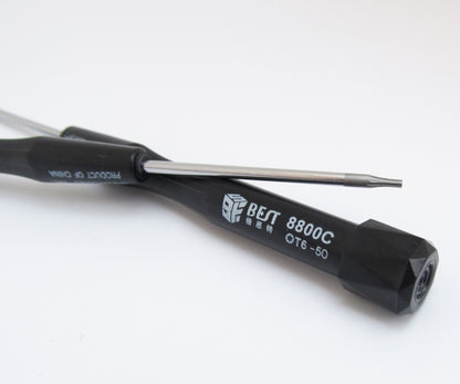 ya 26 10pcs BEST 8800C-50 T6 Torx Pision Screwdriver Repair Fixing Open Tool