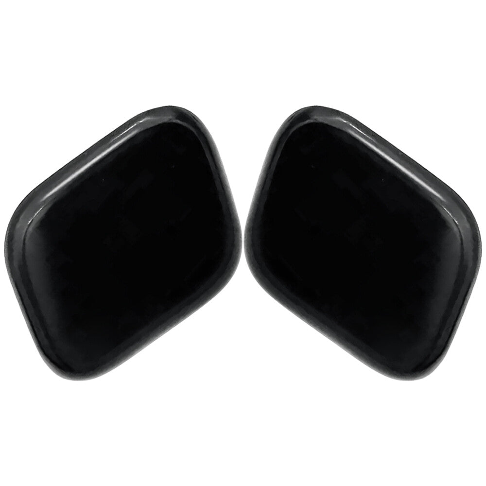 ya 13 2x LH & RH Headlight Washer Spray Nozzle Cover Unpainted Fits for Sorento 13-14
