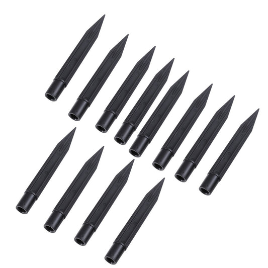 ya 3 6.25 12 Pcs Lawn Lamp Floor Cone Plastic Spike Ground Stake Landscape Light Spikes
