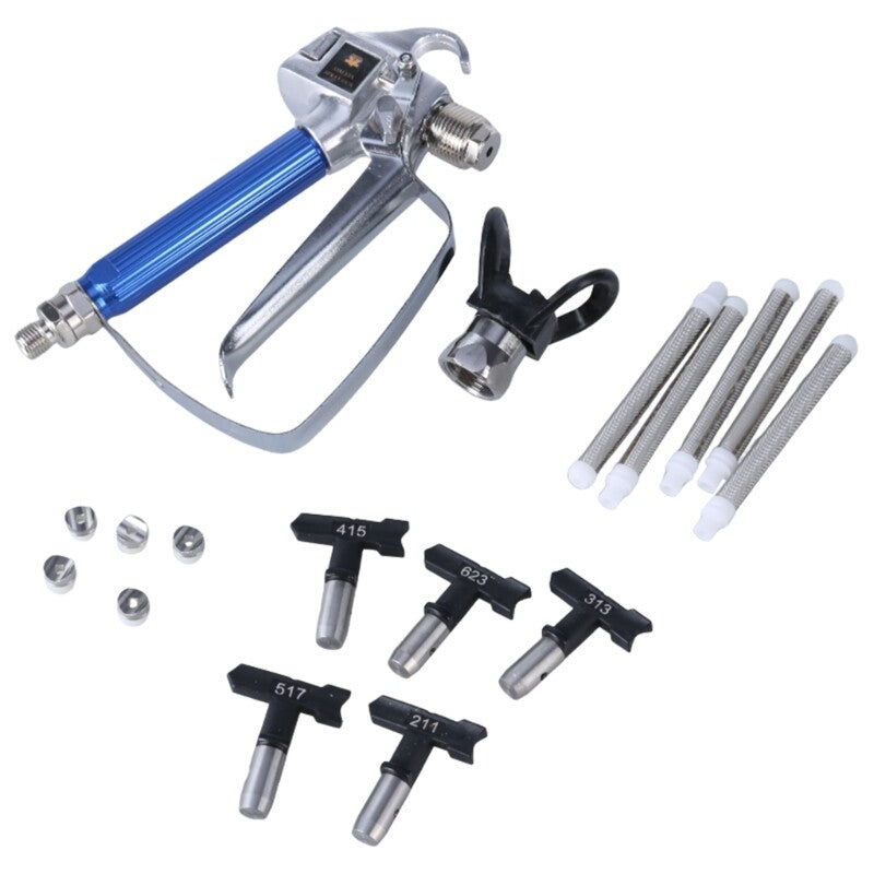 ya 26 Airless Airless Paint Sprayer with Nozzle Guard 5 Tips