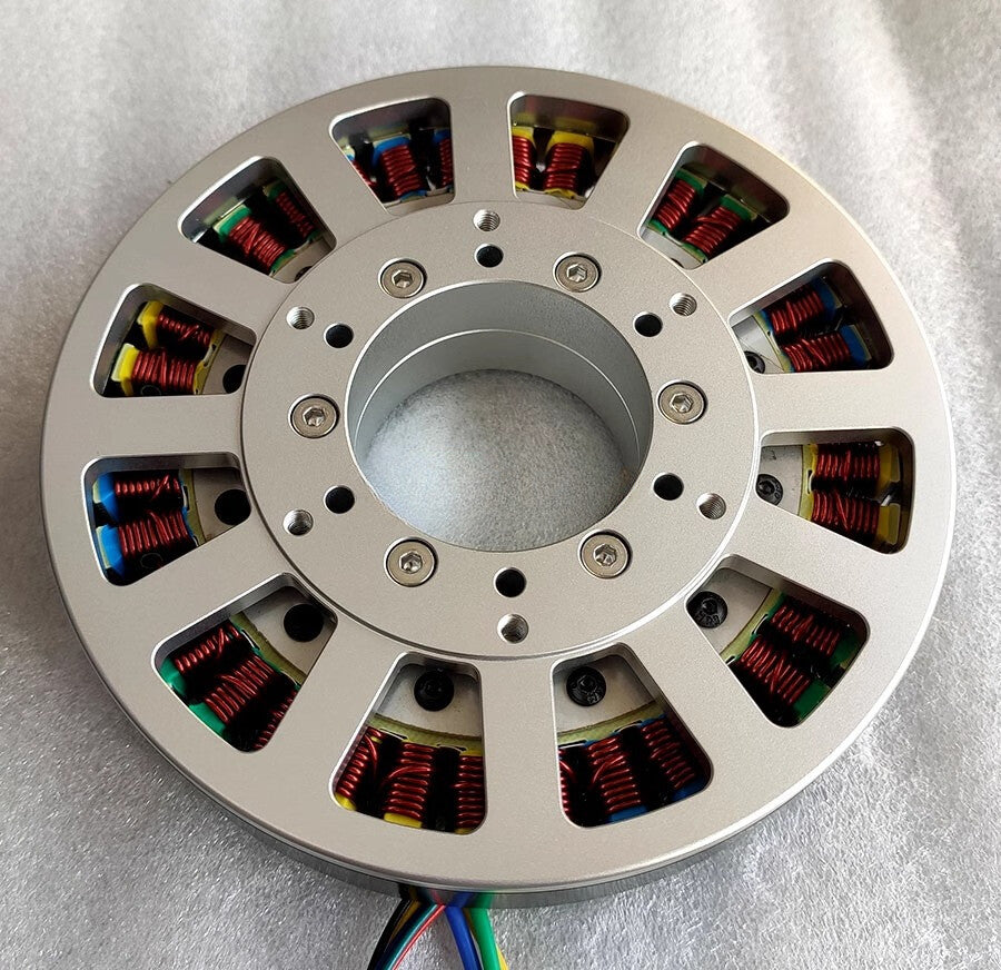 12410 3Nm Ultra Low Speed Disc Type Brushless DC Motor Flat and Thin Motor