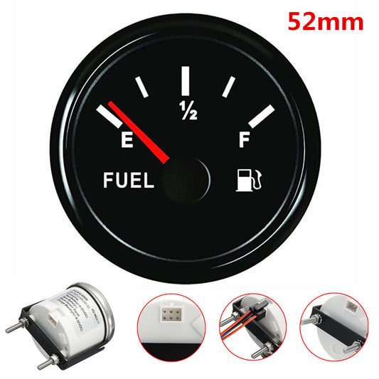 ya 2 6.26 General vehicle fuel level gauge marine yacht decorative fuel tank indicator 52mm 12/24V