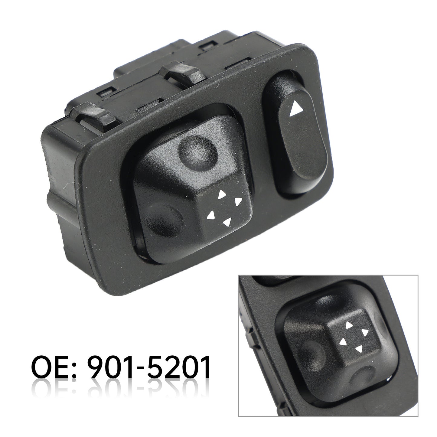 ya 1 8.5.4 Power Mirror Switch for Freightliner FLC Century 03-09 34103PF 901-5201