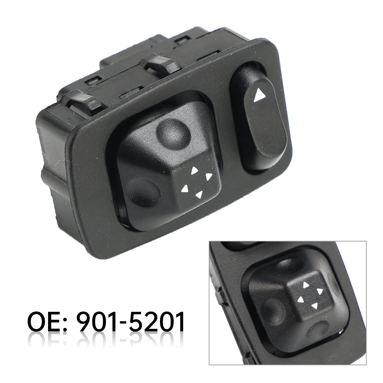 ya 1 8.5.4 Power Mirror Switch for Freightliner FLC Century 03-09 34103PF 901-5201