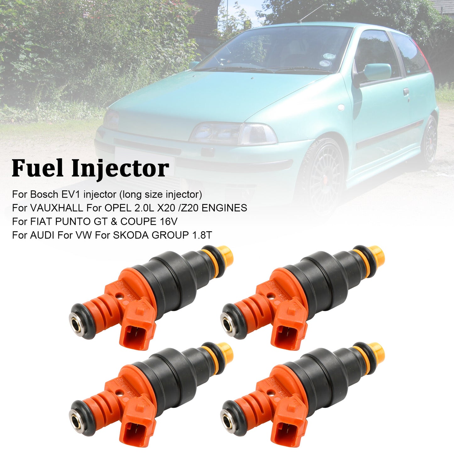 ya 1 8.5.1 4PCS 310CC Fuel Injector 0280150785 for Vauxhall for for Audi for