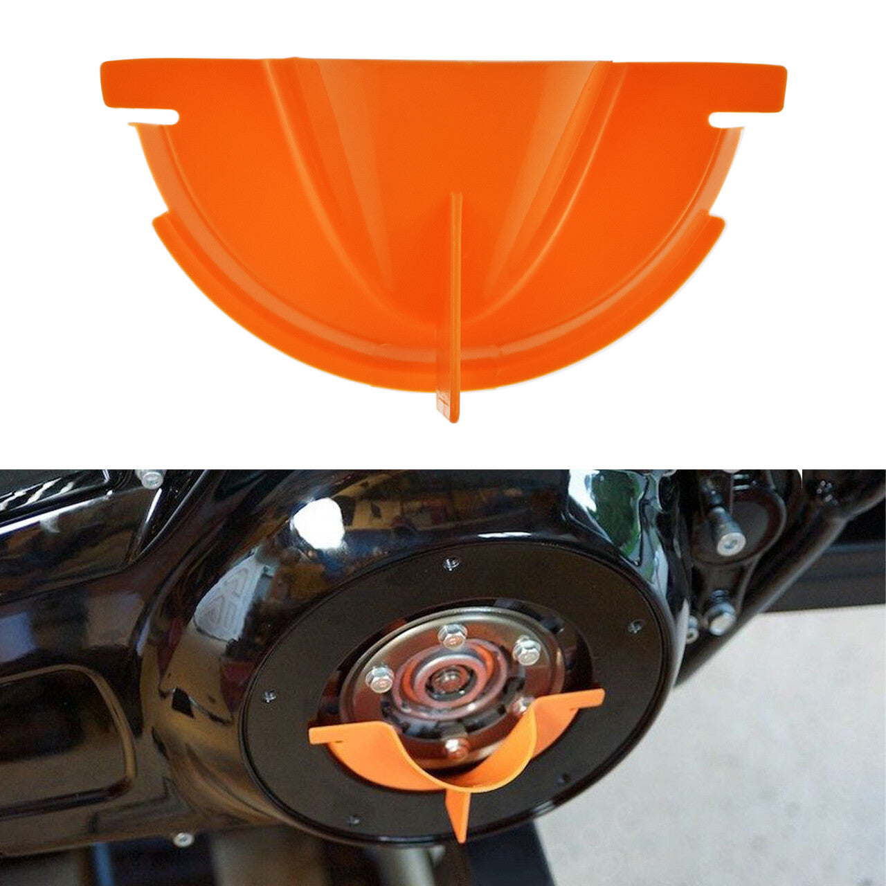 ya 1 6.30 Motorcycle Primary Case Oil Fill Funnel Fit for Harley Touring Dyna FXDF Softail