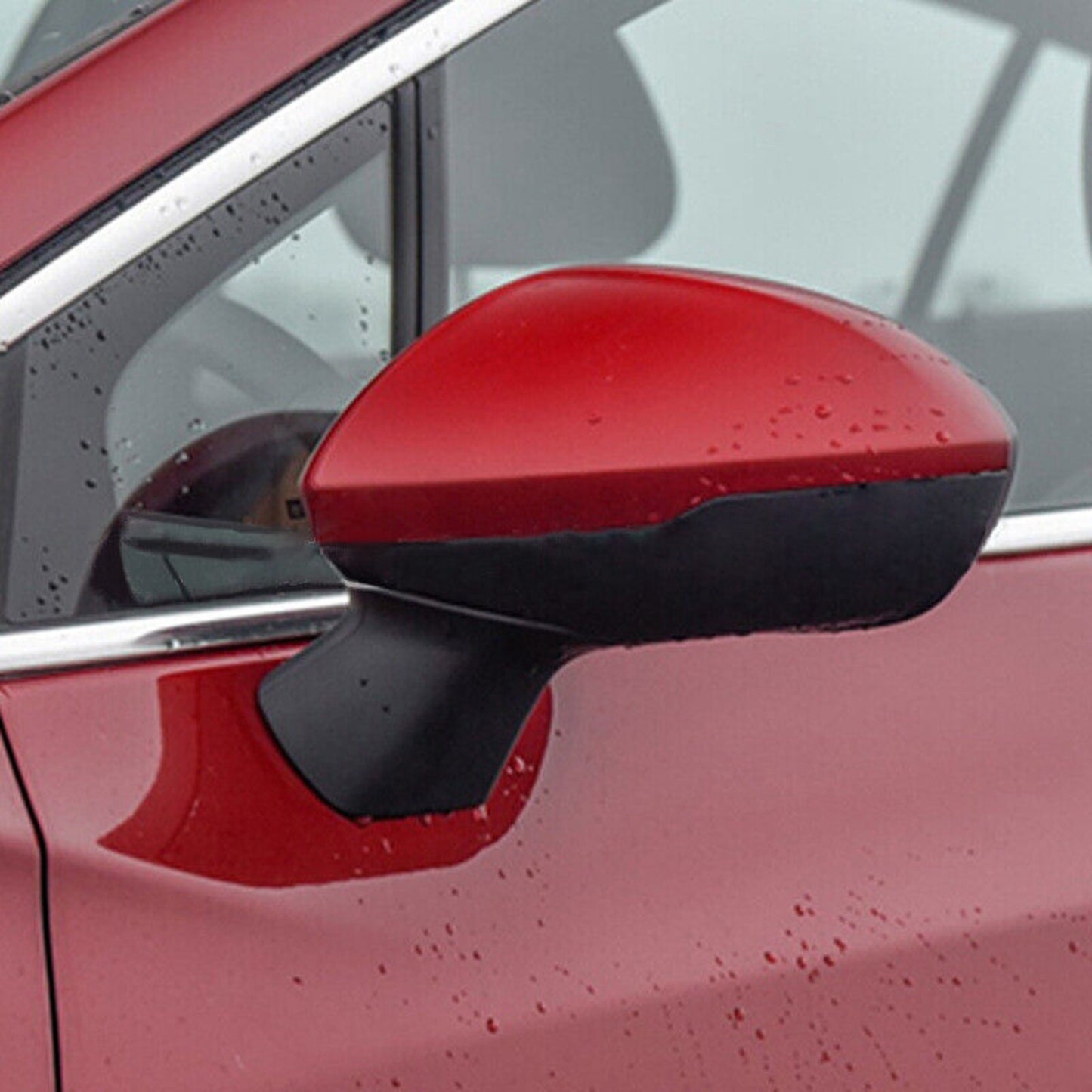 ya 1 8.5.4 Left Side Mirror Cover Cap Red Fit for Cruze 2017 -2019 AT