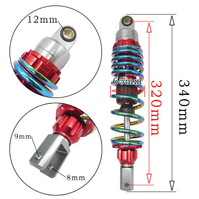 ya 5 8.7 Rear Shock Absorber for Yamaha Cygnus//BWS/YZF-R 11.6 /320mm Air Suspension