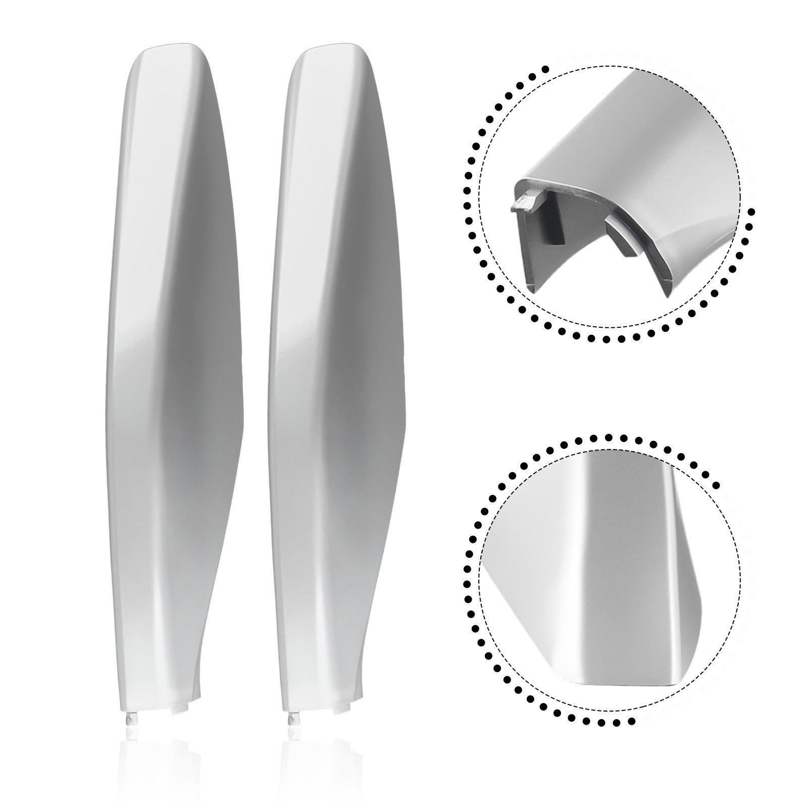ya 5 8.7 4x End Cover Replace 4pcs End Cover Front Plastic Replace Shells Right