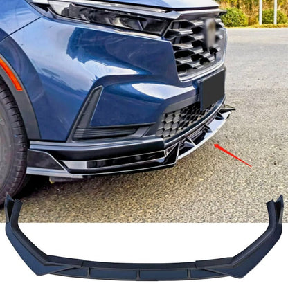 ya 10 10.28 Glossy Black For 2023 2024 for Honda CR-V ABS Front Bumper Lip Spoiler Spli