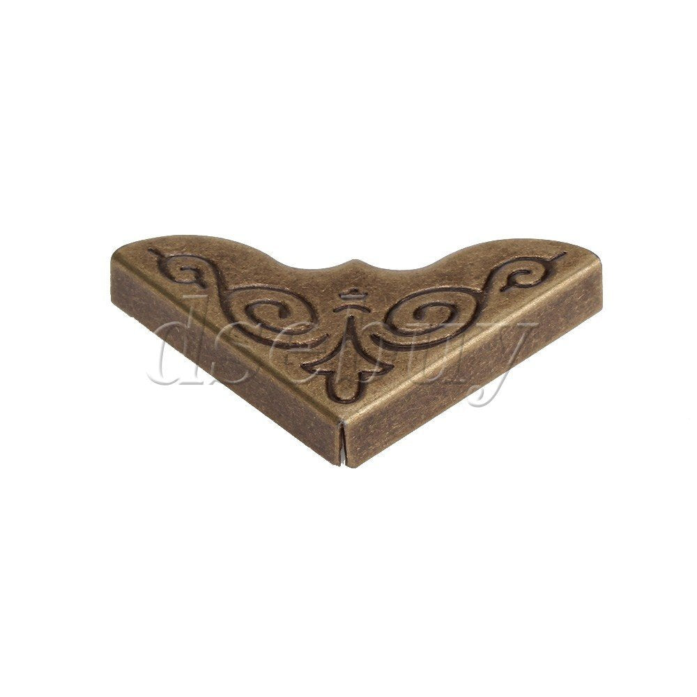 ya 14 200PCS Elegant Bronze Album Edge Cover Corner Guard 25x4mm Guards