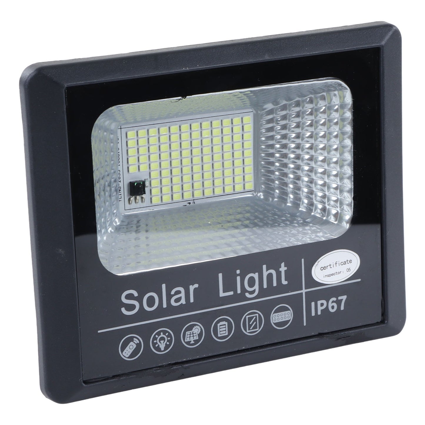 ya 14 Solar Light Remote Control Lighting Sensing Timing Lamp 30W For Outdoor