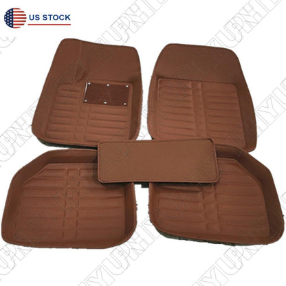 ya 5 8.7 Install car floor mats front and rear liners waterproof all-weather GM mats