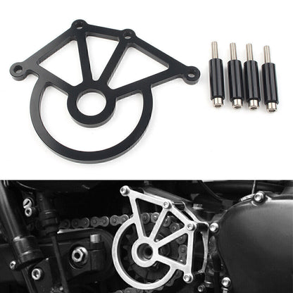 ya 5 8.7 Sprocket Cover Chain Protection for 2007-14 Thruxton 900 Sc for Ram bler 2006-14 Black