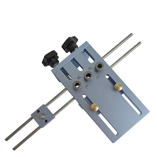 ya 25 Roundwood Tenon Puncher Furniture Opening Device Aluminum Alloy With Desk Holder