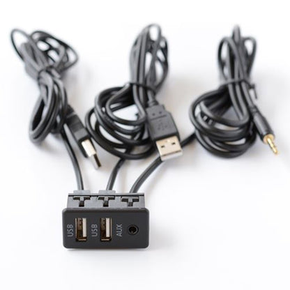 ya 5 8.7 Cord Extension Cord Accessories Car Truck Motorcycle Dual USB Charging