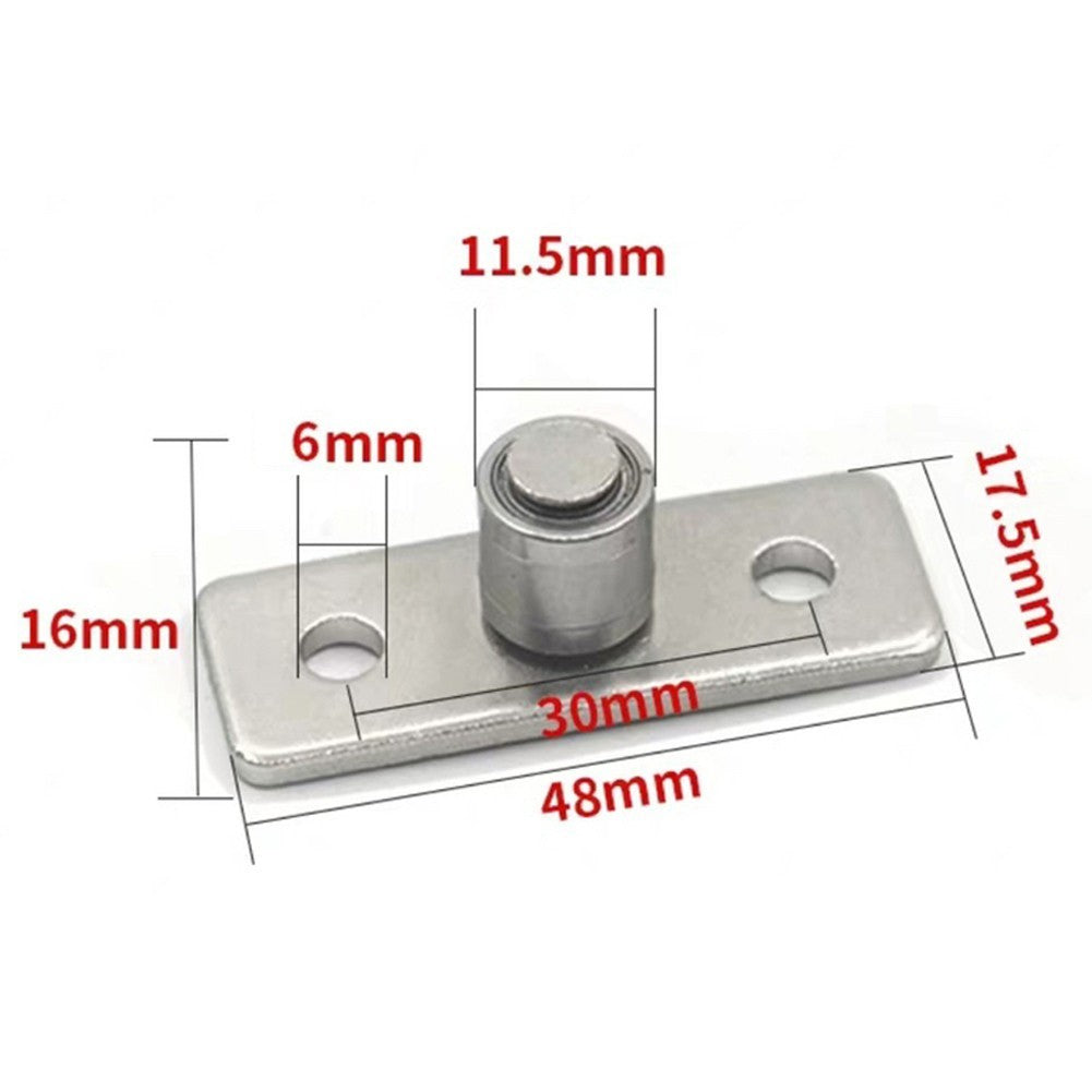 ya 14 Door Floor Guide Stay Roller Anti-rust Bottom Kit Replacement Sliding Doors