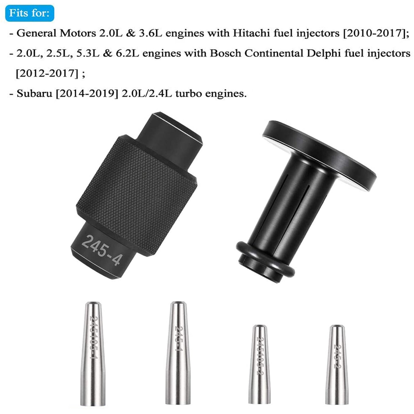 ya 1 8.5.1 GM245 Fuel Injector Seals Tools EN-49245 EN-51105 18683AA000 for GM