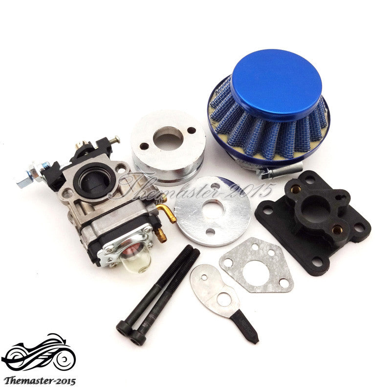 ya 4 6.17 Racing Carburetor Air Filter Stack 2 Stroke 47cc 49cc Pocket Bike for Mini Moto ATV
