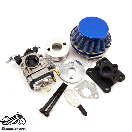 ya 4 6.17 Racing Carburetor Air Filter Stack 2 Stroke 47cc 49cc Pocket Bike for Mini Moto ATV