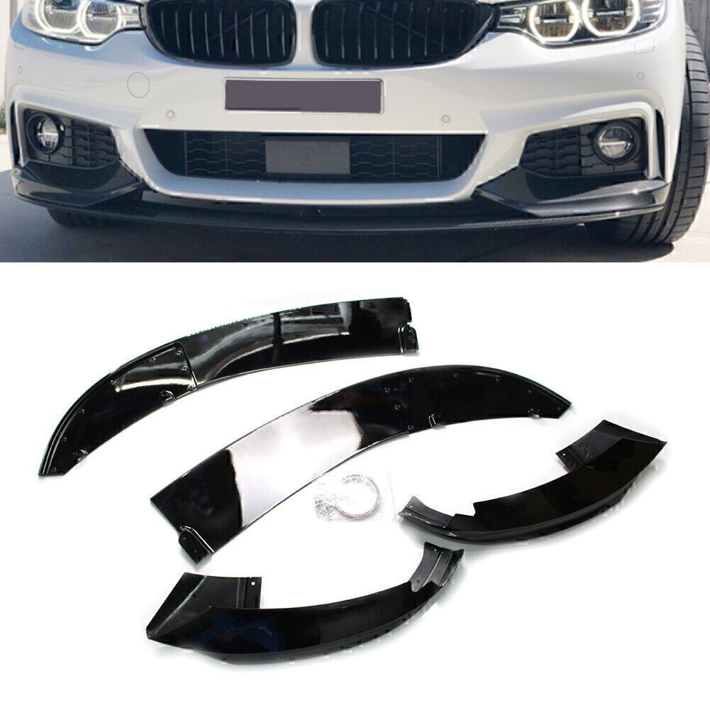 ya 3 6.25.3 M Sport Front Spoiler Bumper Lip For 2014-2020 19 18 for BMW F32 F33 F36 4 Series