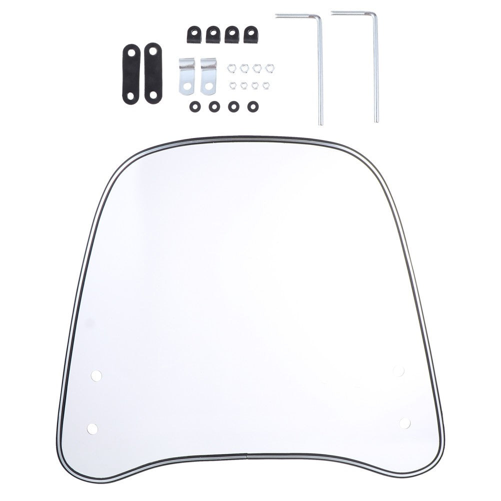 ya 4 6.21 Motorcycle Windshield Glass Clear Windscreen Protector 41 x 32 x 37 cm