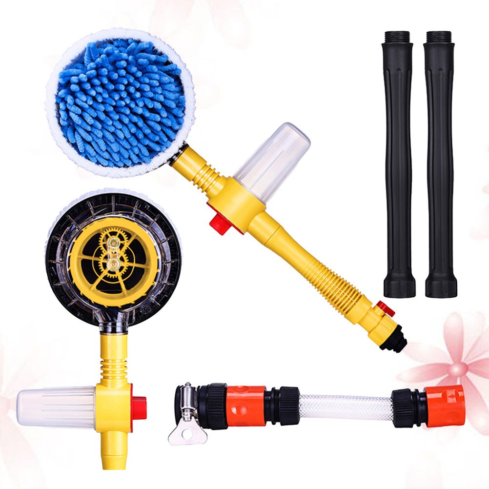ya 5 8.7 Vehicle Rotating Cleaning Brush Car Wash Brush Auto Water Spray Brush