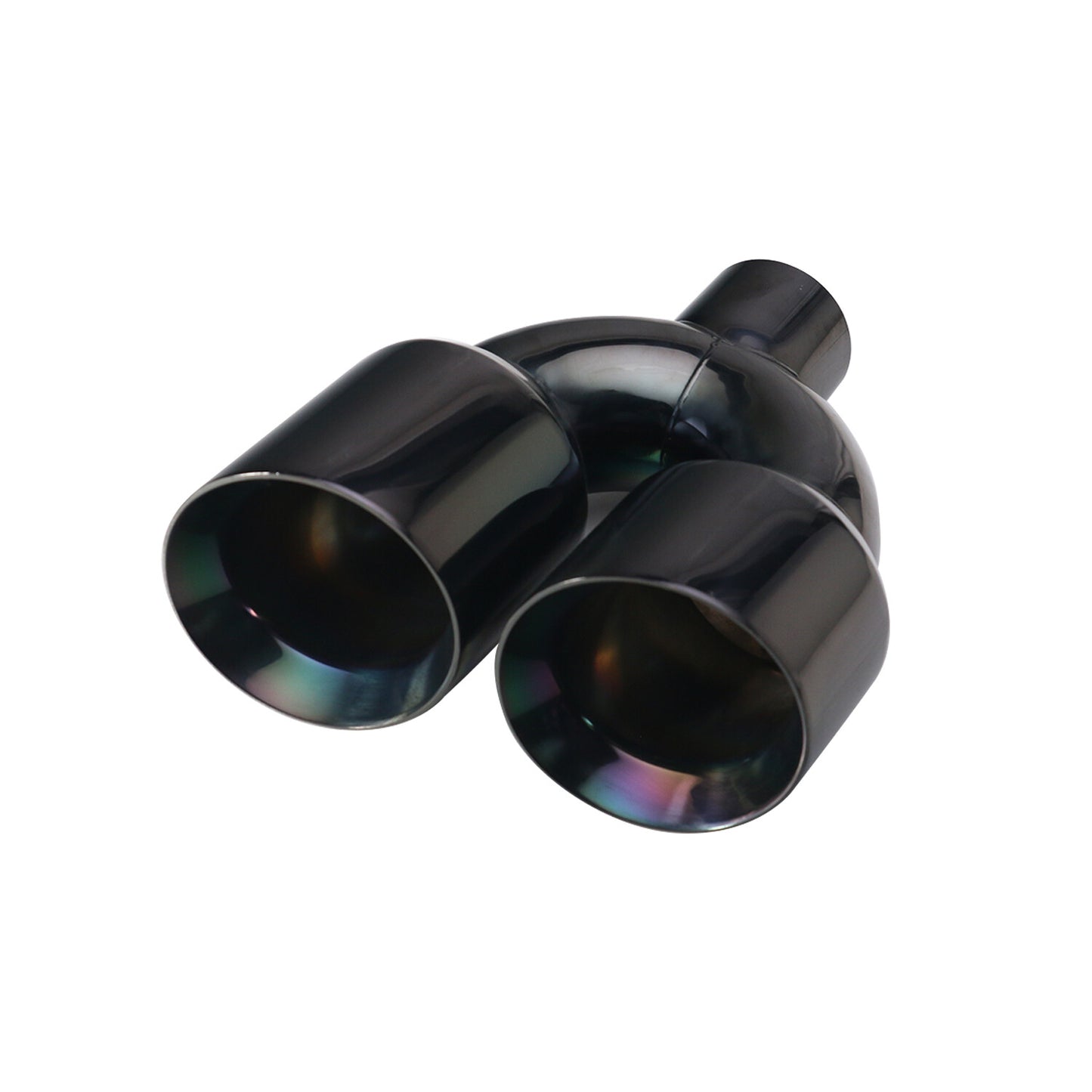 ya 4 6.17.2 Dual 4.0 Quad Style Gloss Black Tips Fits for Dodge for Challenger 2008-2023