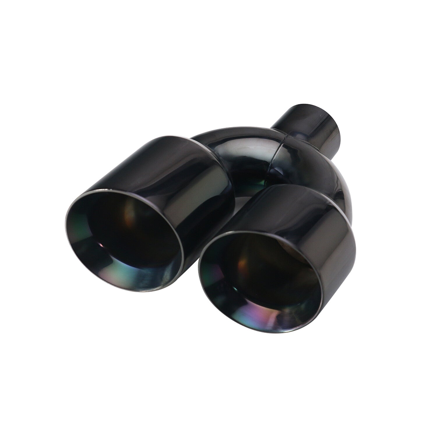 ya 4 6.17.2 Dual 4.0 Quad Style Gloss Black Tips Fits for Dodge for Challenger 2008-2023