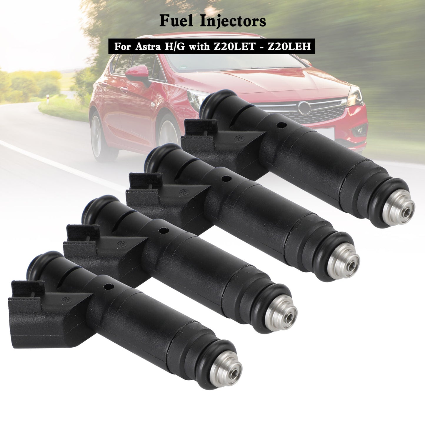 ya 1 8.5.2 4PCS Fuel Injectors for Vauxhall VXR Z20LEH Z20LET GSI ASTRA for Opel 630CC
