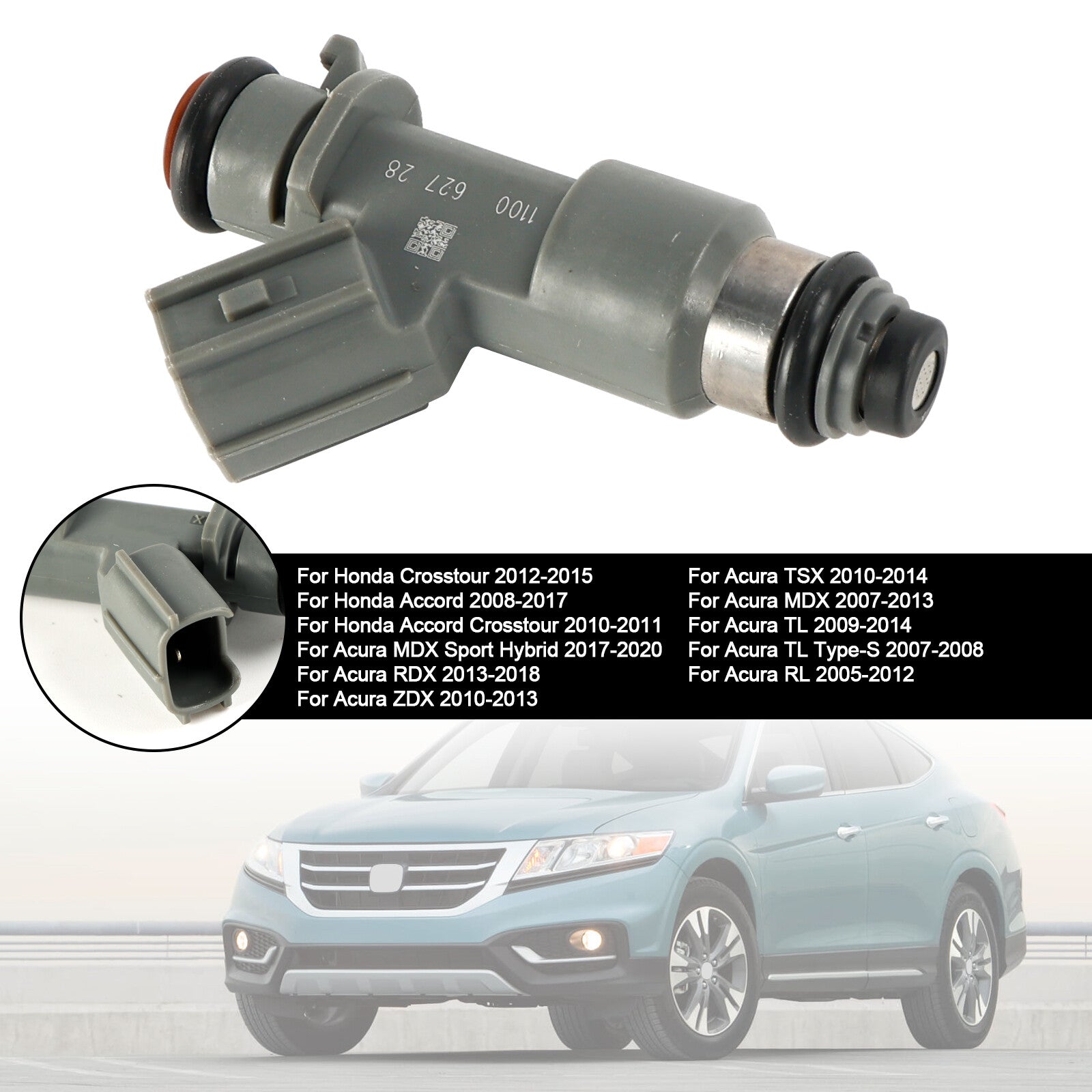 ya 1 8.12 baidi 1PCS Fuel Injector 16450-R70-A01 For Accord Crosstour MDX 3.0L 3.5L 3.7L V6
