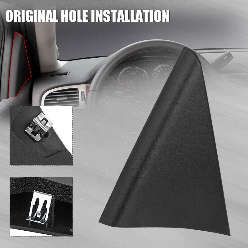 ya 5 8.7 Left Door Inside Mirror Triangle Cover For 07-14 for Chevrolet for Silverado for GMC for Sierra
