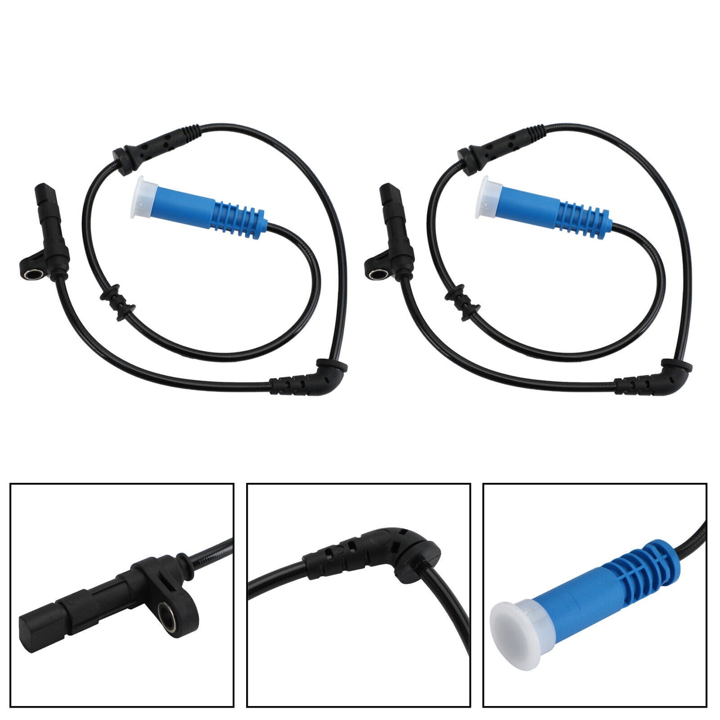 ya 1 8.5.1 2Pcs Front L&R ABS Wheel Speed Sensor 34526756384 for Mini One R50 52 R53 D