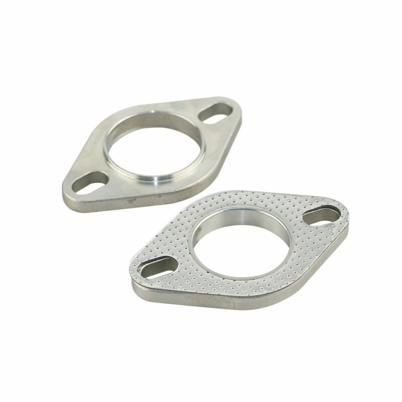 ya 1 6.30 3'' 3 inch Universal Flange Pipe Header Slotted 2 Bolt Hole for Muffler
