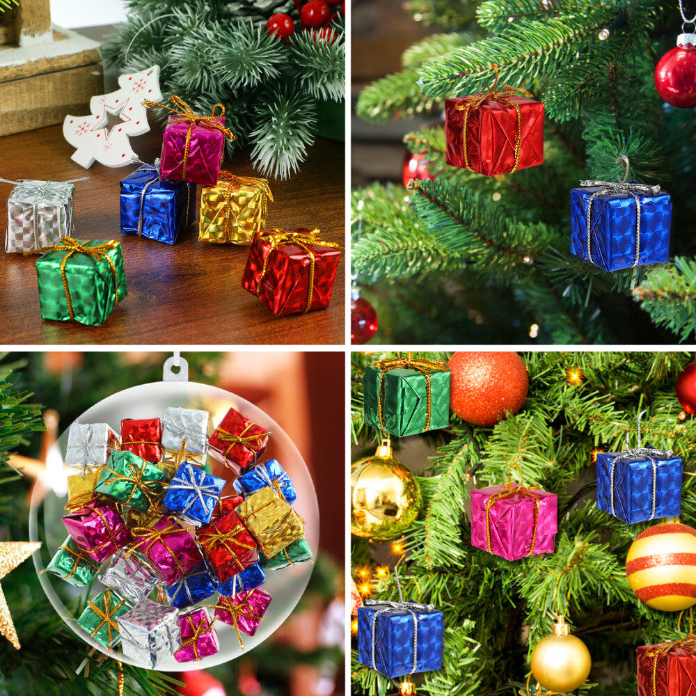 ya 25 24Pcs Presents Decoration Tree Hanging Decorations