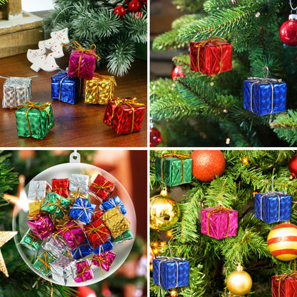 ya 25 24Pcs Presents Decoration Tree Hanging Decorations