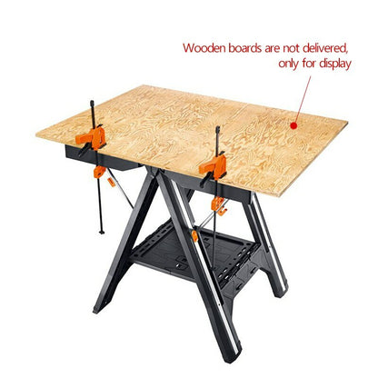 ya 26 WX051 Workbench Multifunctio l Folding Woodworking Table DIY Mobile Workbench