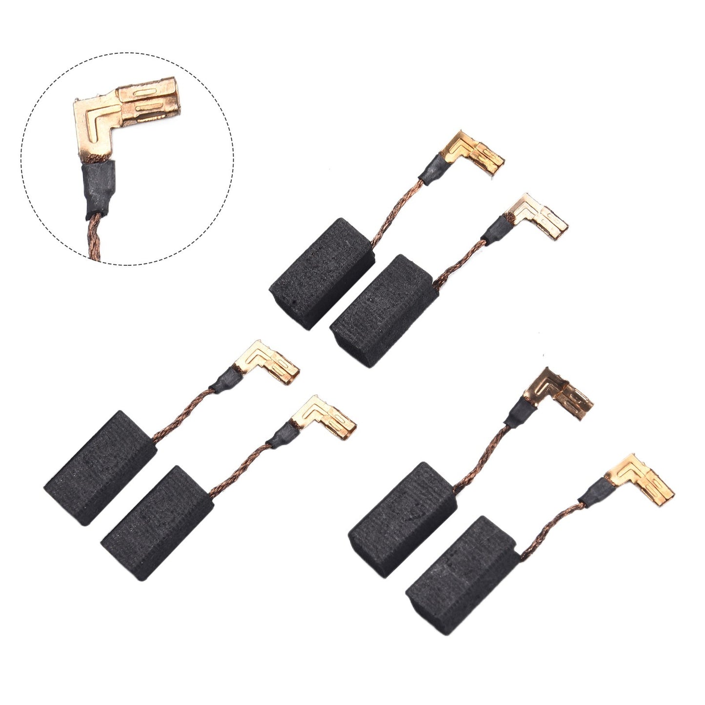 ya 26 Premium 6pcs Carbon Motor Brush Set for DWE4120 DWE4011 N097696 Grinder