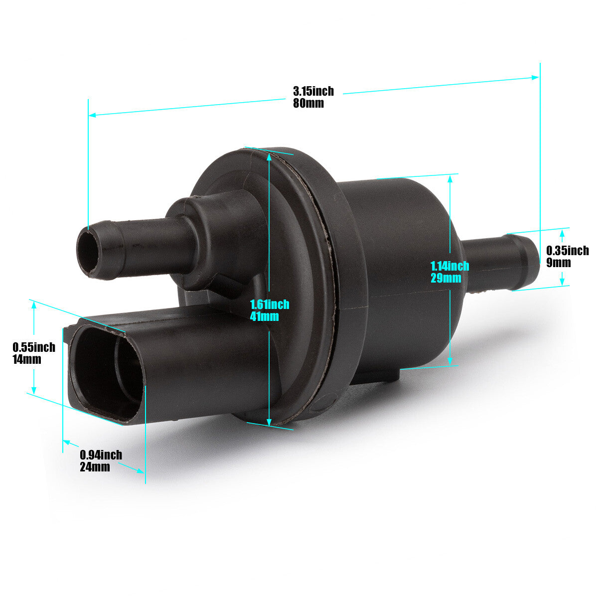 ya 4 6.17.2 0280142345 Ventilation valve for vapour tanks 6QE906517A Suitable for VW for Golf for Audi A4 S4 - 1 piece J723T Suitable for Toyota for 4Runner Tacoma 95-04