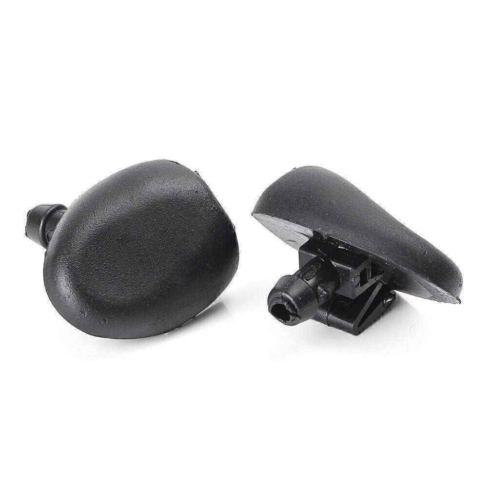 ya 5 8.7 2 Pieces Front Windshield Washer Nozzle Fits for Peugeot 206 for Citroen C2 Black ABS