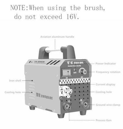 ya 14 220V Weld Processing Machine Weld Bead Processor Argon Arc Spot Welder Cleaner