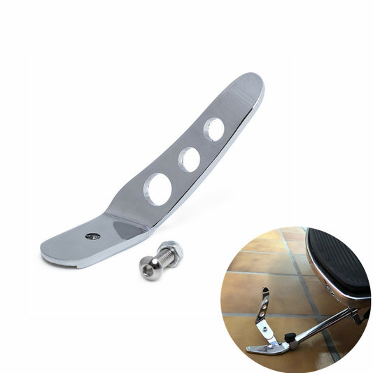 ya 4 6.17 Motorcycle Chrome Stand Kickstand Extension Foot Pedal for Harley Touring 91-21